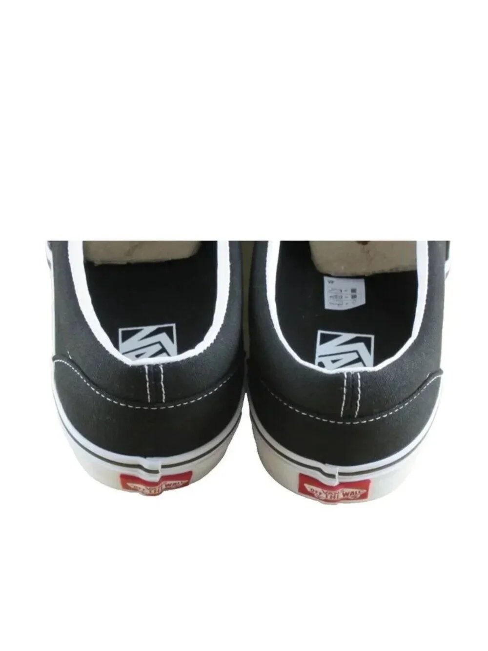 Vans Men's Classic Slip On Flame Skull Black White Canvas Shoes Size 13 NEW